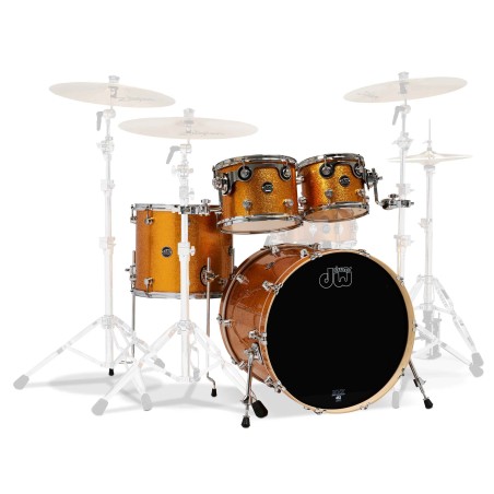 BUBANJ DW PERFORMANCE GOLD SPARKLE (22,10,12,16) SHELL SET