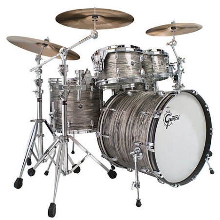 BUBANJ GRETSCH SHELL SET USA BROOKLYN(20x14,12x8,14x14) GREY OYSTER