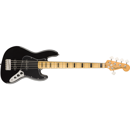 SQUIER CLASSIC VIBE 70s JAZZ BASS V MN BLK BAS GITARA