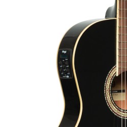STAGG SCL-60 TCE-BLK GITARA ELEKTRO-KLASIČNA