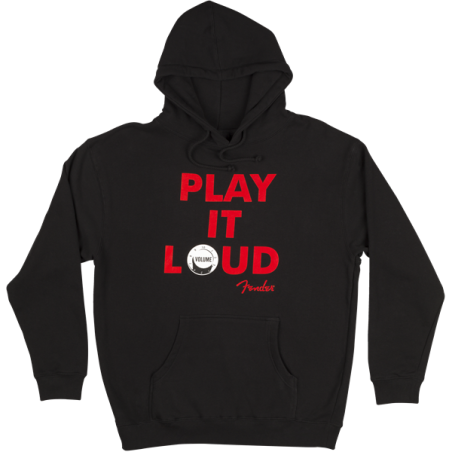 FENDER PLAY IT LOUD HOODIE BLK L MAJICA