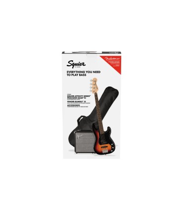 SQUIER AFFINITY PACK PJ-BASS LRL 3TS + RUMBLE 15 + NAVLAKA + PRIBOR BAS GITARA