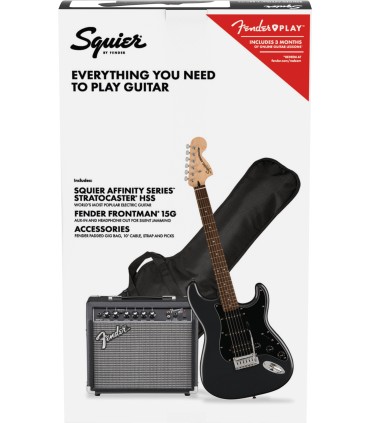 SQUIER AFFINITY PACK STRAT HSS LRL CFM + FRONTMAN 15W + PRIBOR GITARA ELEKTRIČNA