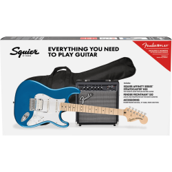 SQUIER AFFINITY PACK STRAT HSS MN LPB + FRONTMAN 15W + PRIBOR GITARA ELEKTRIČNA