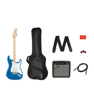 SQUIER AFFINITY PACK STRAT HSS MN LPB + FRONTMAN 15W + PRIBOR GITARA ELEKTRIČNA