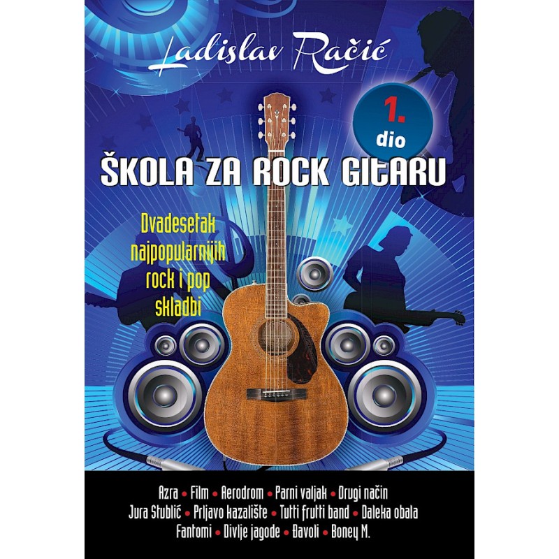 ŠKOLA ZA ROCK GITARU 1 KNJIGA + CD