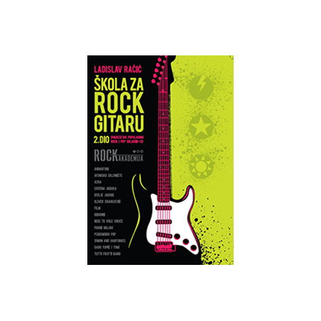 ŠKOLA ZA ROCK GITARU 2 KNJIGA + CD