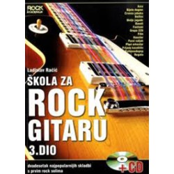 ŠKOLA ZA ROCK GITARU 3 KNJIGA + CD