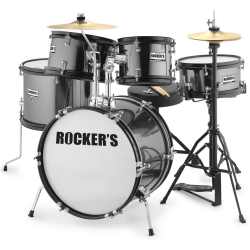 ROCKERS JUNIOR 5/16 BK + činele + stolica (16,8,10,12,10) BUBANJ