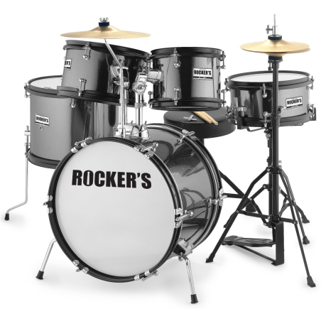 ROCKERS JUNIOR 5/16 BK + činele + stolica (16,8,10,12,10) BUBANJ