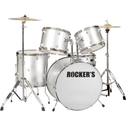 ROCKERS JUNIOR 5/16 SL  + činele + stolica (16,8,10,12,10) BUBANJ