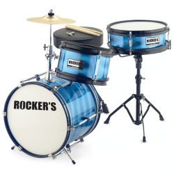 ROCKERS JUNIOR 3/12 BL + činele + stolica (12,8,8) BUBANJ