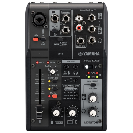YAMAHA AG03 BK MK2 MIKSER
