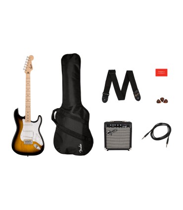 SQUIER SONIC STRAT 2TS PACK + FRONTMAN 10W + PRIBOR GITARA ELEKTRIČNA