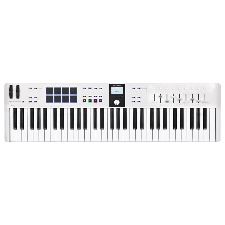 ARTURIA KEYLAB ESSENTIAL 61 MK3 WHITE MIDI KONTROLER