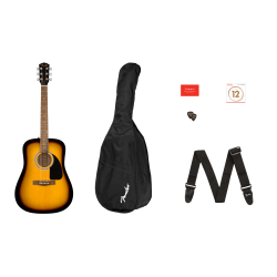 FENDER FA-115 DREADNOUGHT PACK V2 SB WN GITARA AKUSTIČNA