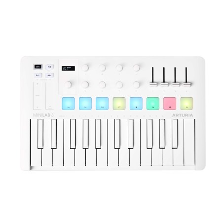 ARTURIA MINILAB 3 ALPINE WHITE limited edition MIDI KONTROLER