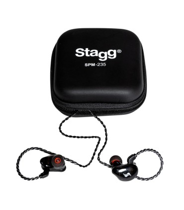 STAGG SPM-235 BK in-ear 2-drivera SLUŠALICE