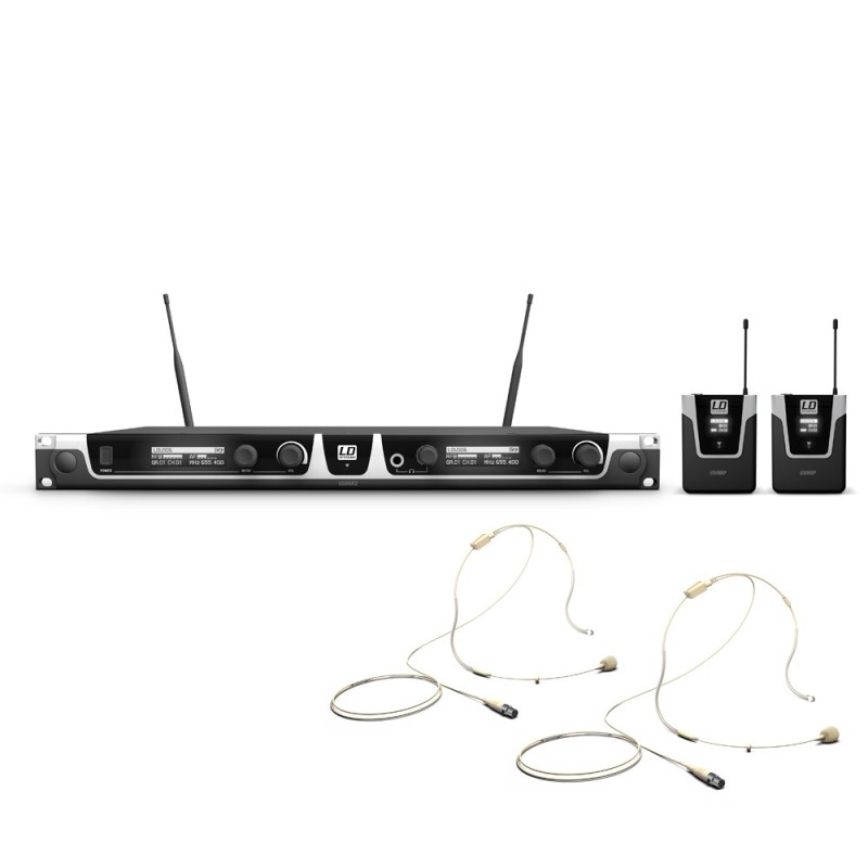 LD-SYSTEMS U506 BPHH 2 dupli naglavni skin MIKROFON