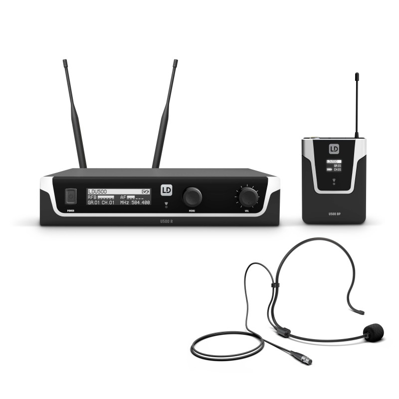 LD-SYSTEMS U506 BPH + MC naglavni + ručni kond. MIKROFON