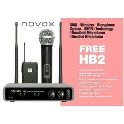 NOVOX FREE HB2 ručni/naglavni dupli MIKROFON