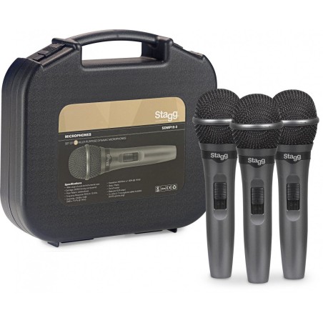 STAGG SDMP15-3 DYN 3kom/set MIKROFON