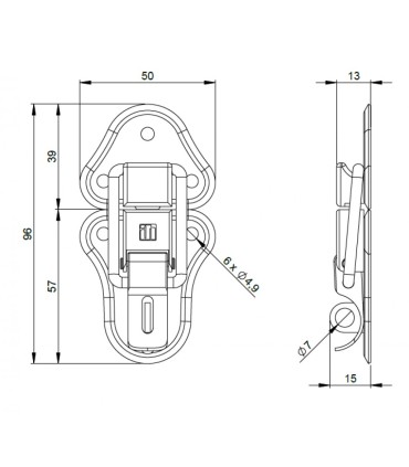 ADAM HALL 1602 KOPČA