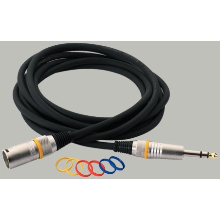 ROCKCABLE PATCH RCL30383 D7 M 3m XLR/J mono KABEL