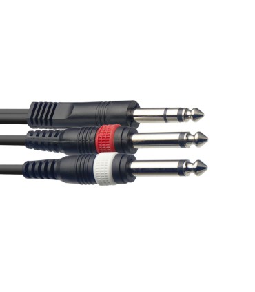 STAGG PATCH SYC3/PS2P 1 jack ST - 2 jack KABEL