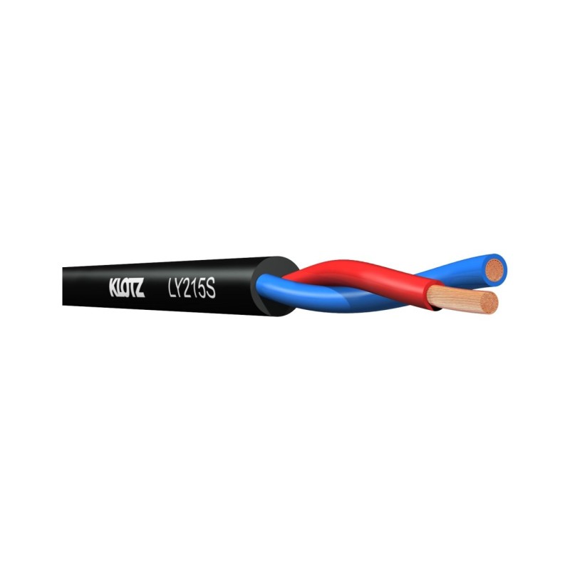 KLOTZ ZVUČNIČKI LY215S black metraža KABEL
