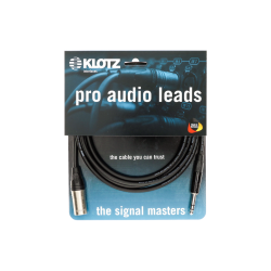 KLOTZ PATCH M1MS1K0100 3m XLR M - 6,3 stereo jack KABEL