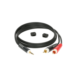 KLOTZ PATCH AY7-0100 mini jack - 2 x činč 1m KABEL
