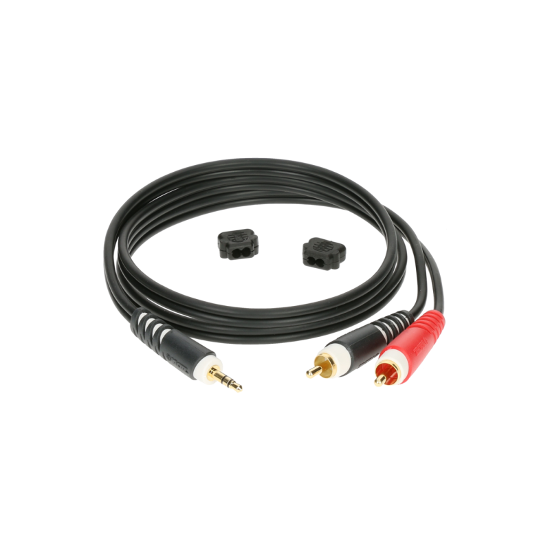 KLOTZ PATCH AY7-0100 mini jack - 2 x činč 1m KABEL