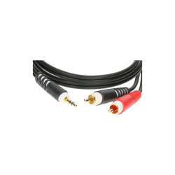 KLOTZ PATCH AY7-0300 mini jack - 2 x činč 3m KABEL