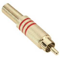 ADAM HALL 7623RED RCA-m KONEKTOR