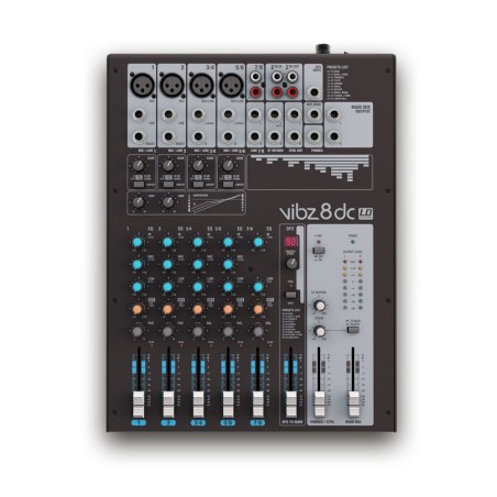 LD-SYSTEMS VIBZ 8 DC 8 kanala s kompresorom MIKSER