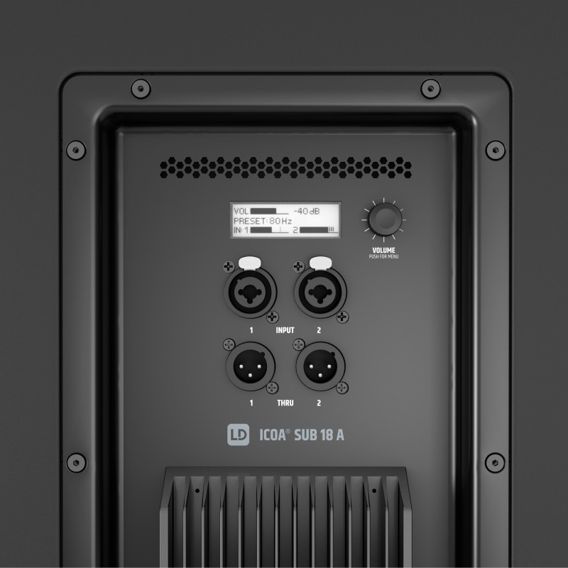 LD-SYSTEMS ICOA SUB 18 A 600W/2400W ZVUČNA KUTIJA