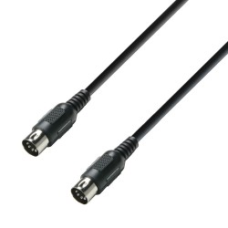 ADAM HALL MIDI K3MIDI0300BLK 3m KABEL