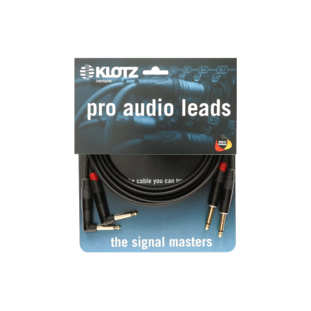 KLOTZ PATCH KMPR0600 2x jack - 2x jack kutni 6m KABEL