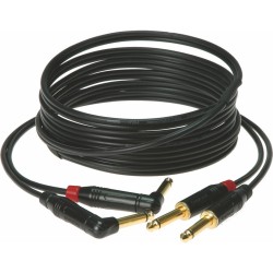 KLOTZ PATCH KMPR0600 2x jack - 2x jack kutni 6m KABEL