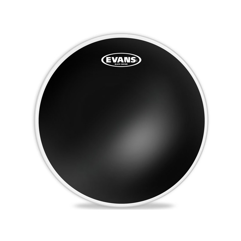 EVANS TT08CHR 8" BLACK CHROME CLEAR PLASTIKA
