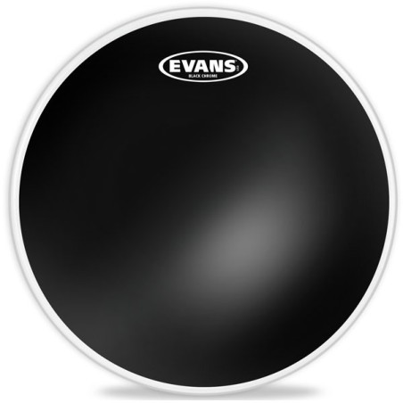 EVANS TT14CHR 14" BLACK CHROME CLEAR PLASTIKA