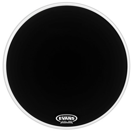 EVANS BD20RB-NP EQ3 20" RES BLK no port PLASTIKA