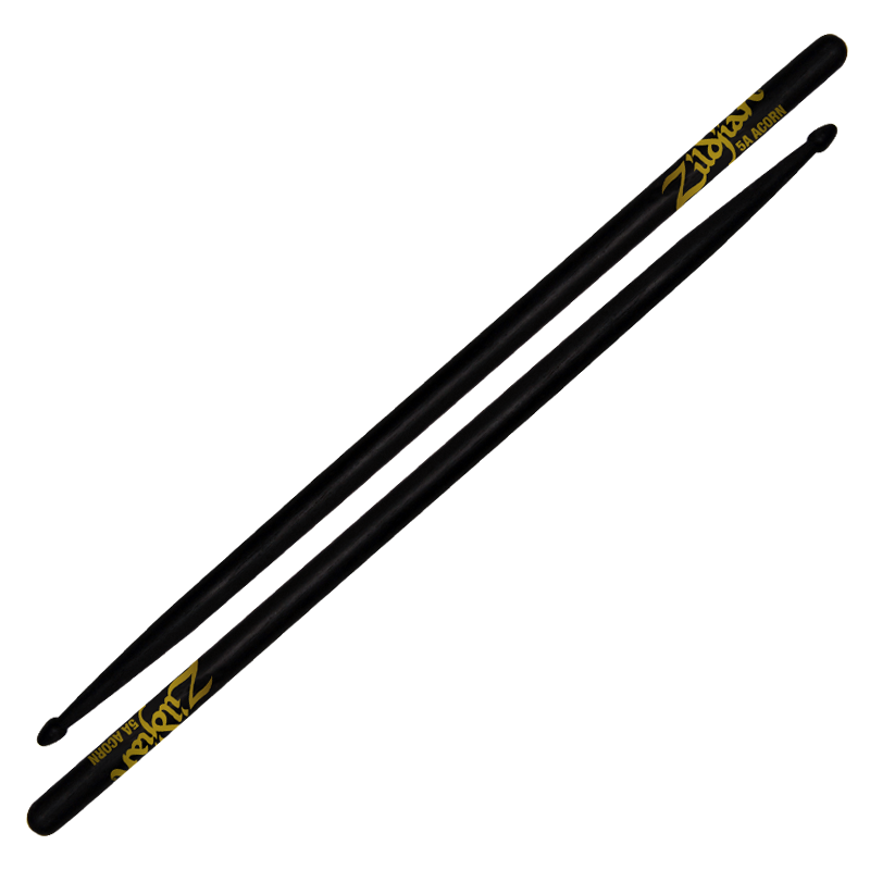ZILDJIAN 5A ACORN TIP WOOD BLACK PALICE