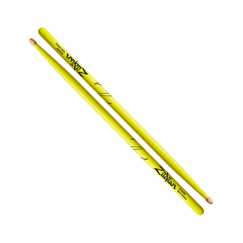 ZILDJIAN 5A ACORN NEON YELLOW PALICE