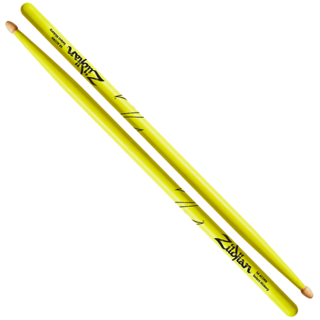 ZILDJIAN 5A ACORN NEON YELLOW PALICE