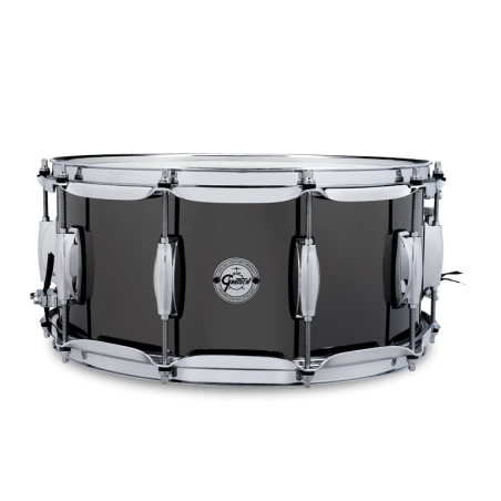 GRETSCH S1-6514-BNS black chrome over steel SNARE