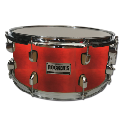 ROCKERS JBMS-1069 14"x6.5" birch RED BURST SNARE