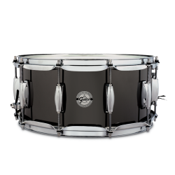 GRETSCH BLACK NICKEL OVER STEEL 14X6.5" SNARE