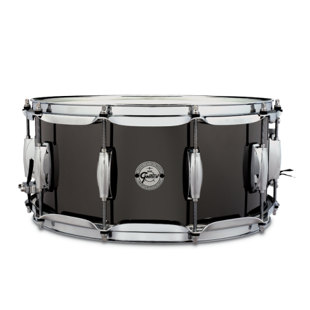 GRETSCH BLACK NICKEL OVER STEEL 14X6.5" SNARE